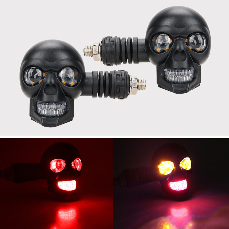 💀 Totenkopf-LED-Blinker