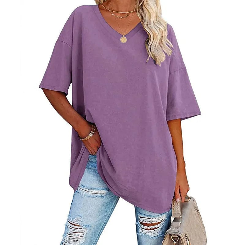 SOMMER NEUES WEITES T-SHIRT FÜR DAMEN