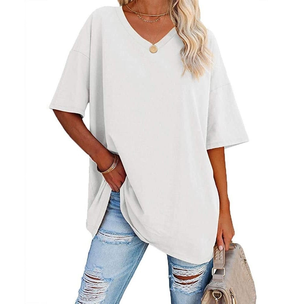 SOMMER NEUES WEITES T-SHIRT FÜR DAMEN