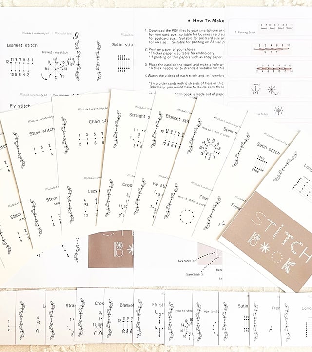 Kreatives Mini-Nähbuch