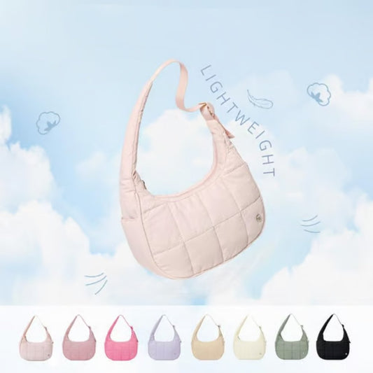 Kleine Daunen-Umhängetasche/Small down shoulder bag